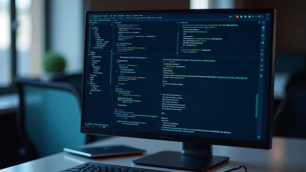 Bilgisayar ekranında Türkçe yazı ve dilbilgisi analiz yapısı, kod ve linguistik diyagramlar, kod editörü