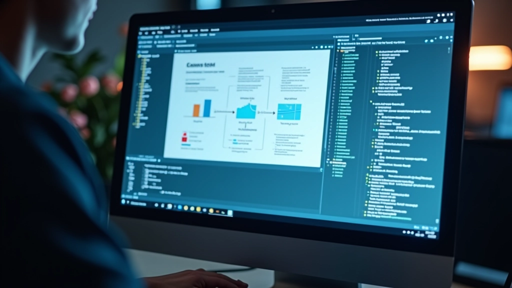 Bilgisayar ekranında Türkçe yazı ve dilbilgisi analiz yapısı, kod ve linguistik diyagramlar